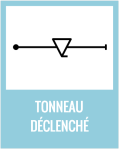 Tonneau déclenché