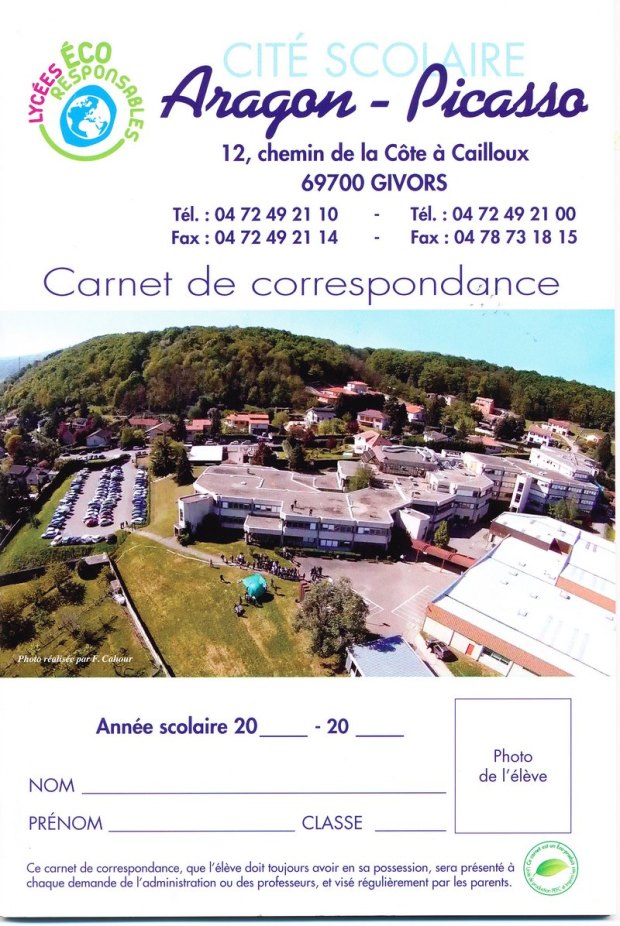 carnet correspondance red