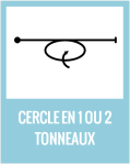 Cercle en 1 ou 2 tonneaux